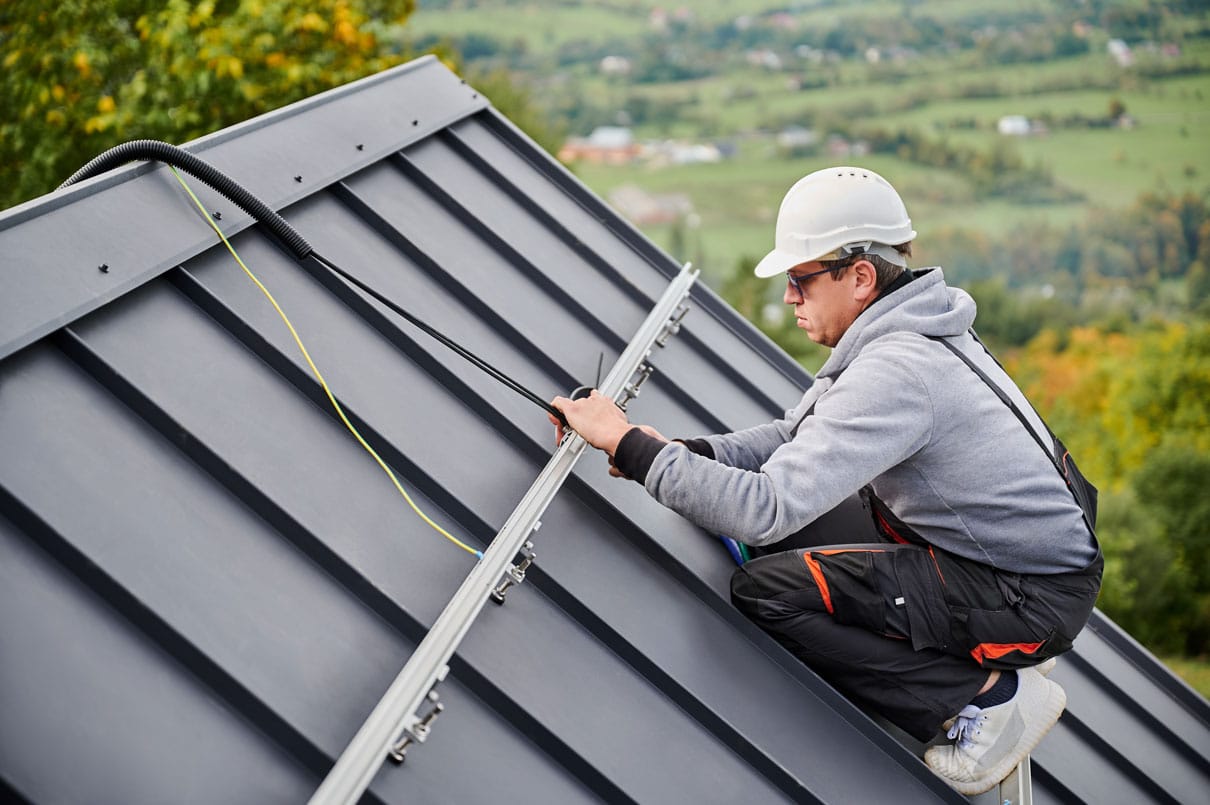 wartung des steildach