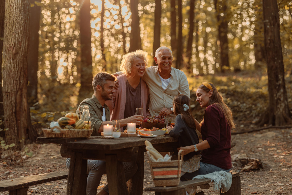 Familie der Besetzung von alle unter einem Dach