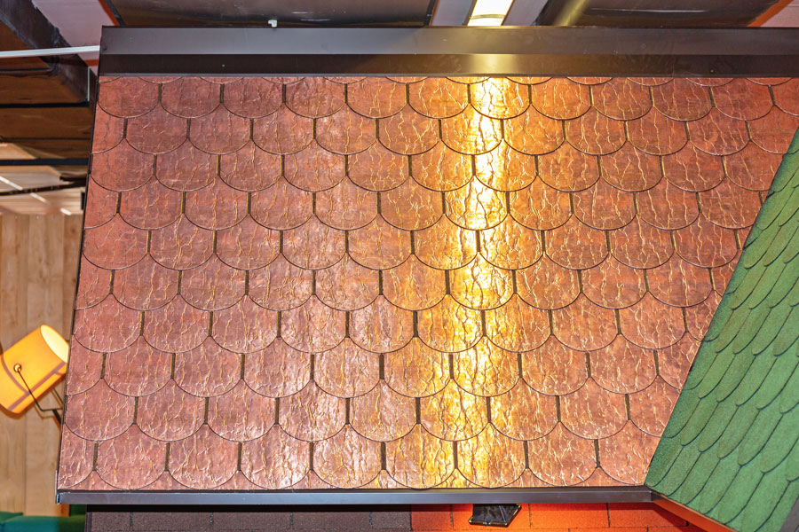 Material des Dach