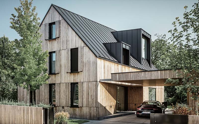 Referenzobjekt Holzfassade