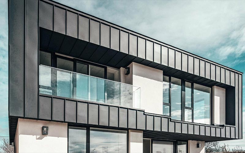 Aluminium Dach neu Haus